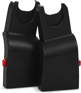 ABC Design Adapter – Für ABC Design Kinderwagen Ab Kollektionsjahr 2017 – Für Maxi-Cosi / Cybex / Kiddy / JOIE / BeSafe – Farbe: Schwarz