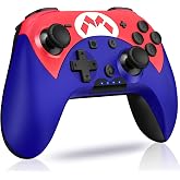 FLIEEP Switch Controller - Wireless Switch Pro Controller for Switch/Switch Lite/Switch OLED with 3 Levels Turbo Function, 4 Levels Adjustable Vibration, Six-Axis Motion Control, One-Key Wake up