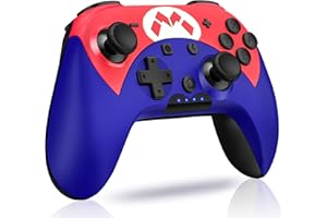 FLIEEP Switch Controller - Wireless Switch Pro Controller for Switch/Switch Lite/Switch OLED with 3 Levels Turbo Function, 4 Levels Adjustable Vibration, Six-Axis Motion Control, One-Key Wake up
