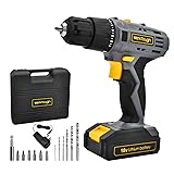 Werktough D018 18V Cordless Drill Driver 2 viable Speed Powerful Screwdriver Lio