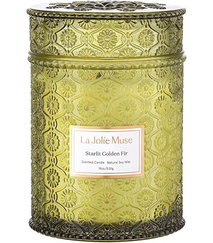 Amazon.com: LA JOLIE MUSE Citrus Mint Candle - Bergamot, Yuzu