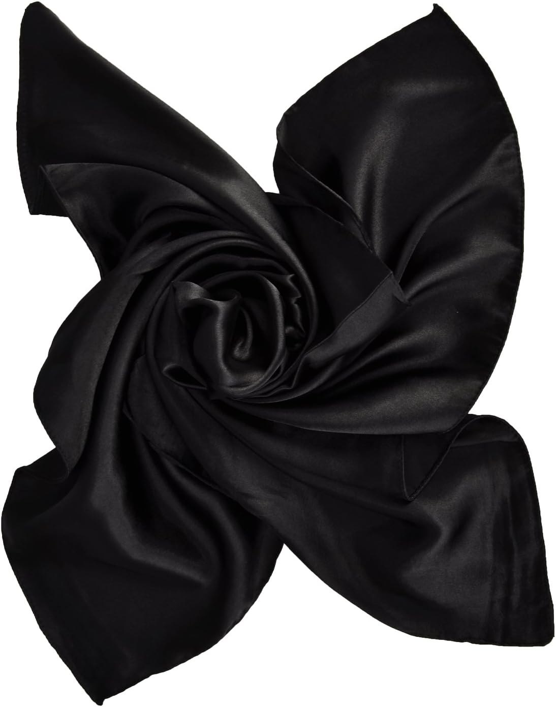 Women's Fashion Soft Satin Square Scarf Set Head Neck Multiuse Solid Colors Available