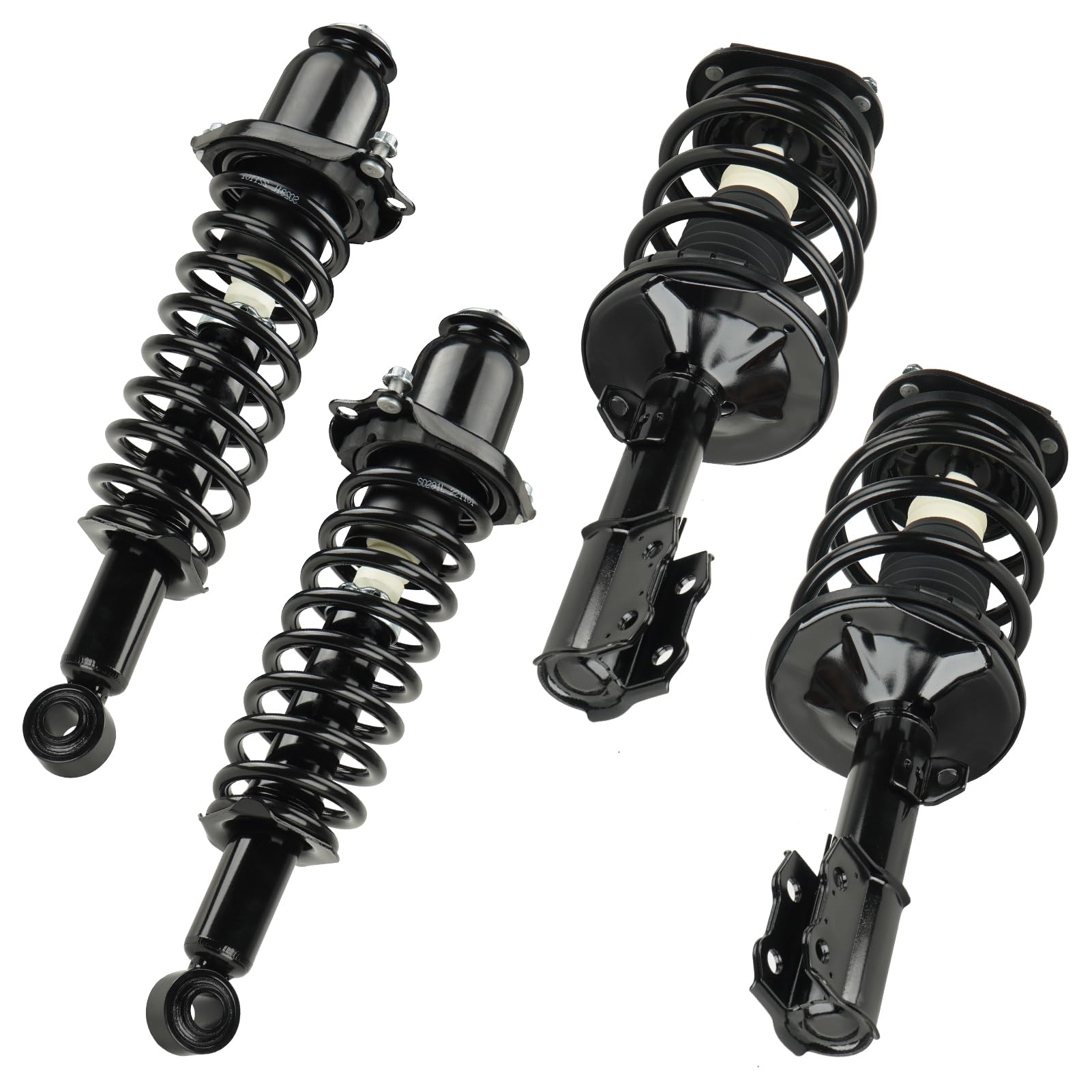Photo 1 of Complete Front and Rear Coil Spring Strut Shock Absorber Fit for Toyota Corolla 2003-2008, Complete of Coil Spring Strut Kits Replace for 171373L, 171373R, 172114, 172115