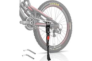 Bike Kickstand Kick Stand Bike Stand Bicycle Kickstand Adjustable Aluminum Alloy Kickstand for Bike Bicycle Side Stand Bicycl