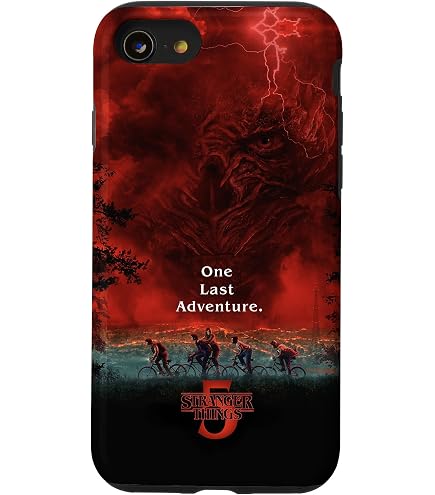 Amazon.com: Stranger Things Red Bold Logo Case for iPhone 17 Pro
