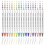 Shuttle Art 18 Colors Dual Tip Dot Marker Pens for