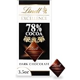 Lindt EXCELLENCE 78% Cocoa Dark Chocolate Bar, Dark Chocolate Candy, 3.5 oz. (1 Pack)