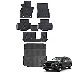Auxko All Weather Floor Mats Cargo Mat Back Seat