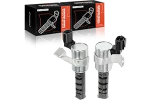 A-Premium 2-PC Engine Variable Valve Timing (VVT) Solenoid Compatible with Toyota 4Runner 2003-2009, Tacoma 2005-2015, Tundra