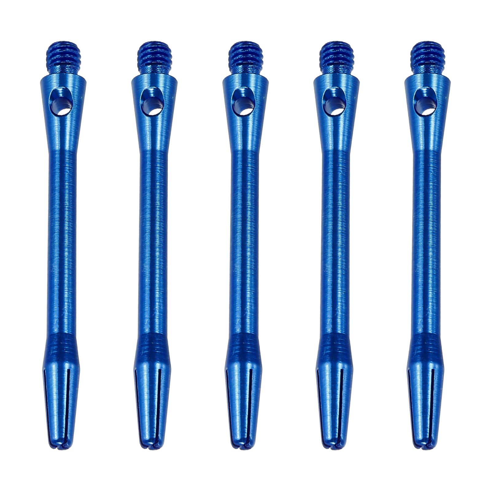 PATIKIL 48mm Aluminum Dart Shafts, 15 Pack Medium 2BA Thread Dart Stems Replacement Dart Accessories, Sky Blue