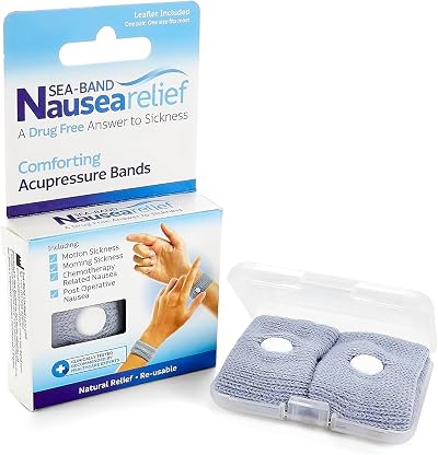 Sea-Band Travel & Motion Sickness Nausea Relief Acupressure Wristband Adult