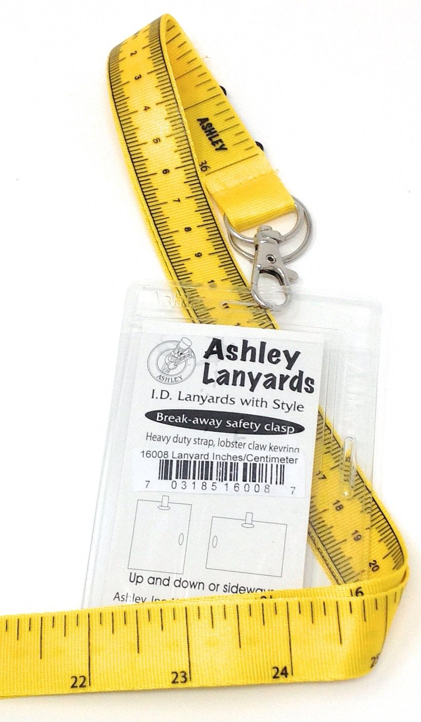 Holder and Keyring Lanyard Tape Measure with I.d 1 Package of Badge