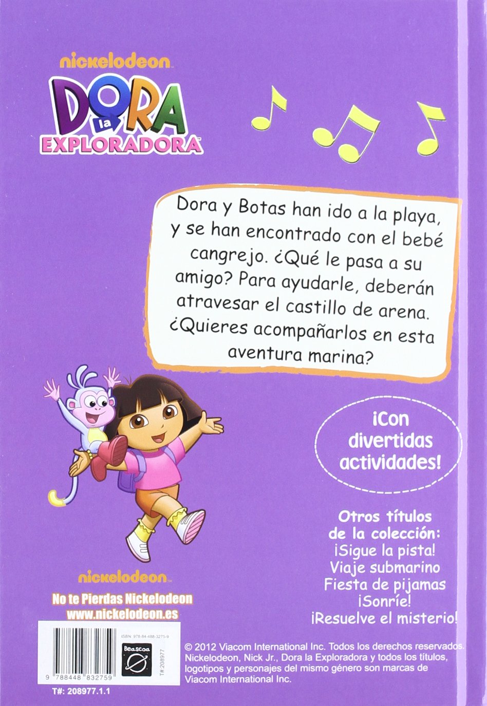 Amazon Com Dora Y El Bebe Cangrejo Dora La Exploradora Pictogramas Nickelodeon Books