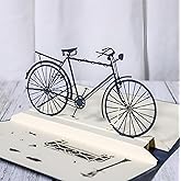 yaartz Pop up Card for Birthday Anniversary Thank You Retirement Travel Graduation Bon Voyage-Bicycle Card for Cyclist
