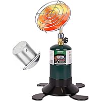 Hotdevil Portable Gas Camping Heater 6200BTU Power & Control Valve & Gas Tank Holder Outdoor Propane Heater for Tents Camping