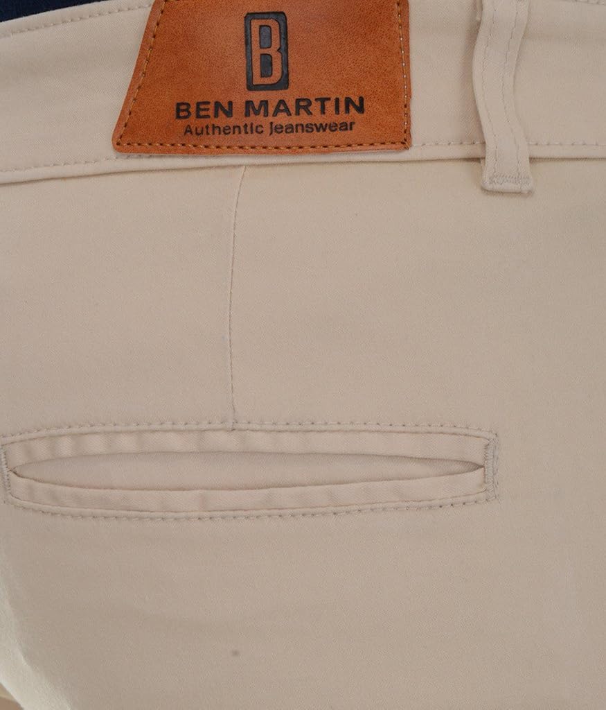 ben martin men's regular fit cotton trouser