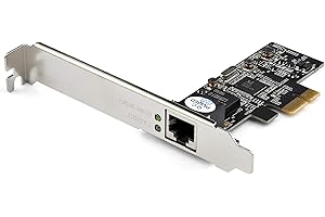 StarTech.com 1 Port PCIe Network Card - 2.5Gbps 2.5GBASE-T PCIe Network Card x4 PCIe - PCI Express LAN Card - RTL8125 (ST2GPE