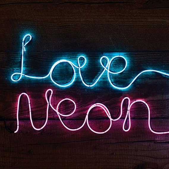 Puckator Neonlicht Effekt Schriftzug DIY Neon Leuchtreklame