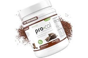 R-KANE NUTRITIONALS Pro-Cal Chocolate Meal Replacement Powder - High Protein, Low Calorie Shake & Pudding Mix - Low-Carb, Gluten Free - Breakfast Boost - Delicious & Easy to Prepare - 16 Servings, 16.4oz