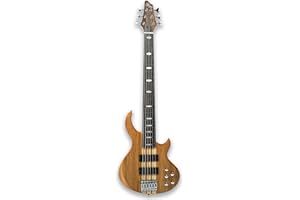GSTYLE Fretless 6 String Electric Bass Guitar Millettia Laurentii+Okoume body