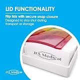 JFA Medical Weekly Pill Box Organizer AM/PM 14 Compartments 7 Days view 6