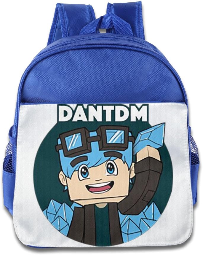 XHANY Kid¡s TheDiamondMinecart DanTDM School Backpacks/Bags For Unisex RoyalBlue