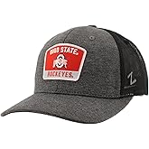 Ohio State Buckeyes NCAA Officially Licensed Trucker Hat Carson Patch Switchback Black