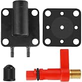 18-7044 Service Valve Kit for Johnson Evinrude Primer Solenoid Outboard | for Johnson Evinrude Outboard Primer Solenoid Service Valve Replaces 175158 437228 2 Stroke Marine Boat Engine Spare Part Kit