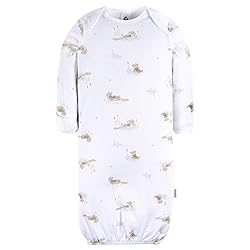 Gerber Baby 4-Pack Sleeper Gown, Eucalyptus