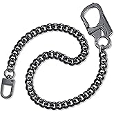 Ahiller Wallet Chains for Men Women Pants Chain with Double Metal Clips Heavy Duty Biker Chain for Jeans