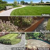 CORE EDGE Anthracite Lawn Edging 100mm Face Steel Garden Border Flexible view 5