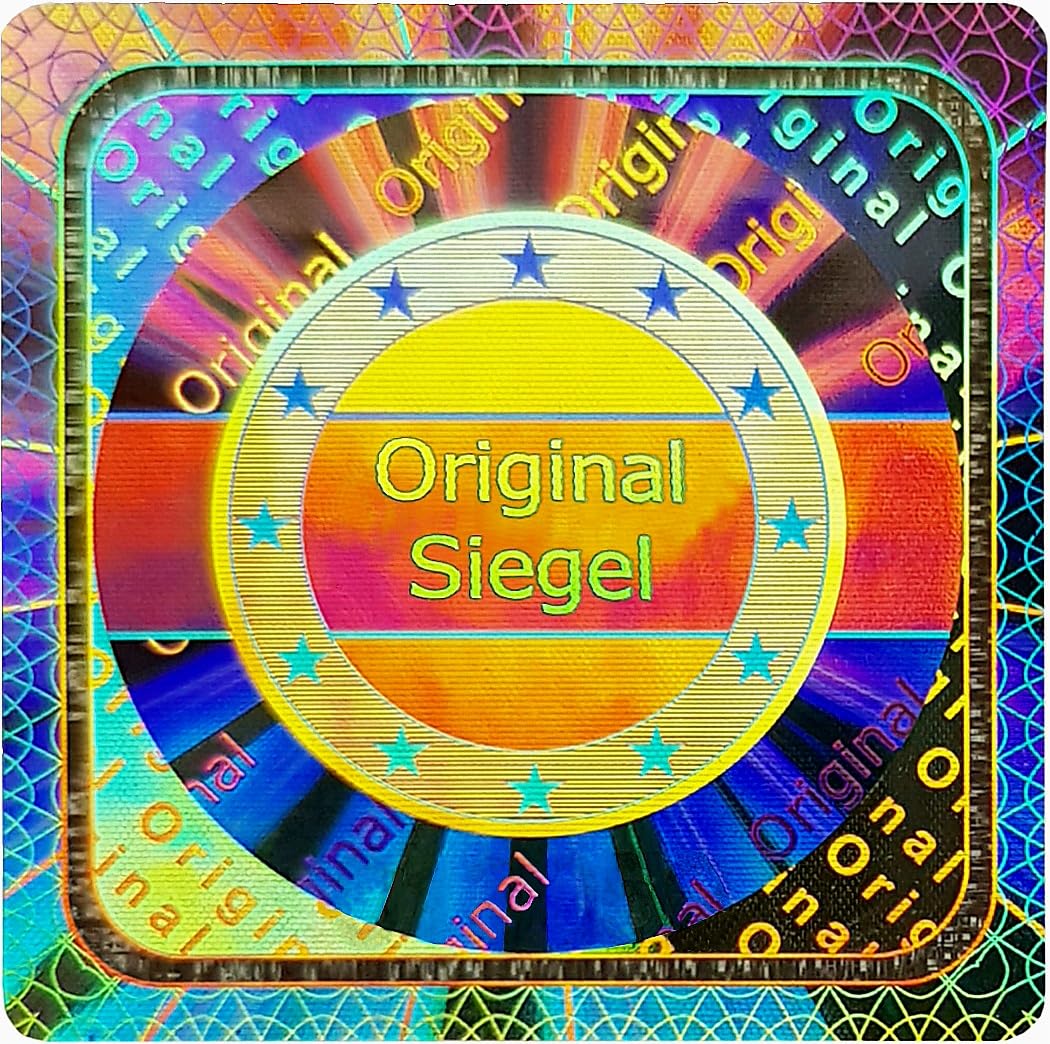 320 pcs - 3D Hologram Original Seal - Silver, 25mm, Tamper Proof - self-Adhesive Security Seal Labels, Quality & Warranty Label, Antifake & Authenticity Sticker, Atairs