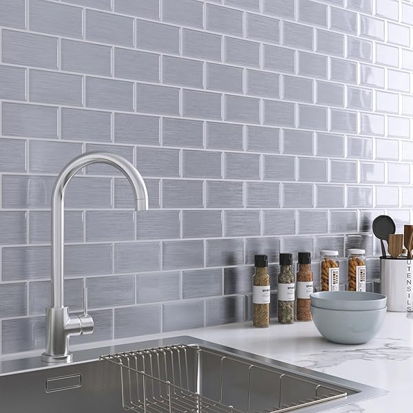 LACHEERY STICKY KITCHEN BACKSPLASH TILES PEEL AND STICK...