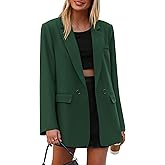 PRETTYGARDEN Fall 2026 Blazers for Women Business Casual Long Sleeve Lapel Pockets Dressy Suit Jackets Work Office Clothes