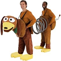 Pixar Adult Toy Story Slinky Dog Costume, Disney Movie Halloween ...