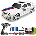 Remote Control Cars 1:16 Scale RC Drift Car 2.4Ghz 30KM/H High Speed 4WD RTR Racing Car with Drift Tires LED Lights 2PCS Rechargeable Batteries RC Sport Cars Toys for Adults Boys Girls Kids Gift