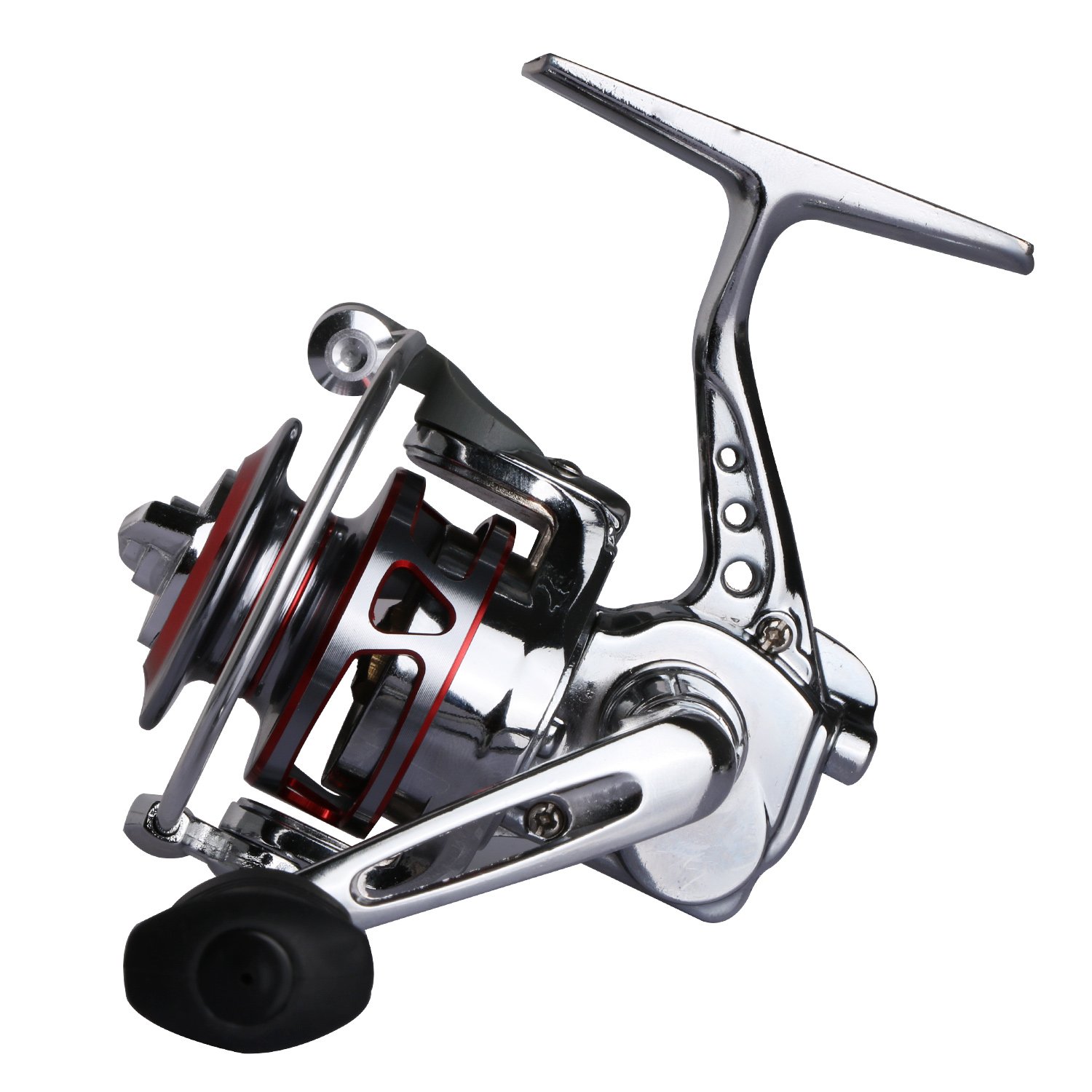 Goture Small Spinning Fishing Reel Collapsible Handle and Metal Shaped Body for Freshwater and All Season Fishing