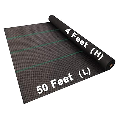 Buy Garden Landscape Weed Barrier Fabric 4x50 Ft Heavy Duty Polypropylene Weed Cloth Non Woven Weed Block Landscape Fabric Cover For Raise Bed Flower Bed Outdoor Hellip Online In Indonesia B08t99xy3k