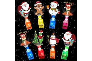 Vodoco 36 PCS Christmas Party Favors for Kids , Christmas Gift LED Finger Lights Toys Bulk Glow in the Dark Party Favors School Classroom Prizes for Students Stocking Stuffers Goodie Bag Stuffers