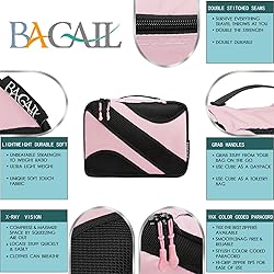 BAGAIL 6 Set Packing Cubes,Travel Luggage Packing
