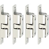 Alise Brass Double Roller Catch Cabinet Latches Door Catch 67mm,4 Pcs | Adjustable Double Ball Tension Roller Catch Latch Cabinet Door Latches,Solid Metal Cabinet Latches and Catches