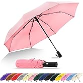 SoulRain Travel Umbrella - Compact Umbrella for Rain - Perfect Large Auto Folding Umbrella - Ideal Car umbrella, Small umbrella, and Travel Companion