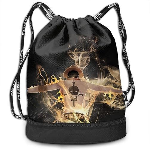 Amazon Co Jp ワンピースエース 4 多機能男女兼用リュックサック防水マルチ旅行 バッナップサックアウトドアバッグトレーニングショッピングサックパック ヨガのリュックサック シューズ バッグ