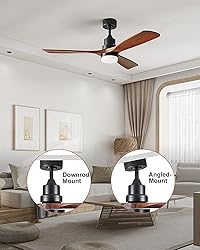 Chriari Ceiling Fans with Lights, 60" Wood Ceiling