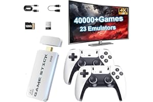 MAIGADO 2026 New Upgrade Retro Gaming Console Pro,Video Games Consoles with 4K HDMI,Built-in 40000+ Games & 23 Emulators,Plug and Play Video Gaming Consoles with Upgrade Dual 2.4G Wireless Controllers (128G)