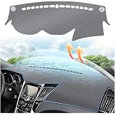 CARTIST Gray Dash Cover for 1994-1997 Dodge Ram 1500 2500 3500 2nd Gen Dashboard Cover Accessories Premium Suede Anti-Glare Sun Shade Dash Mat Non-Slip&amp;Airbag Safe Interior Protector