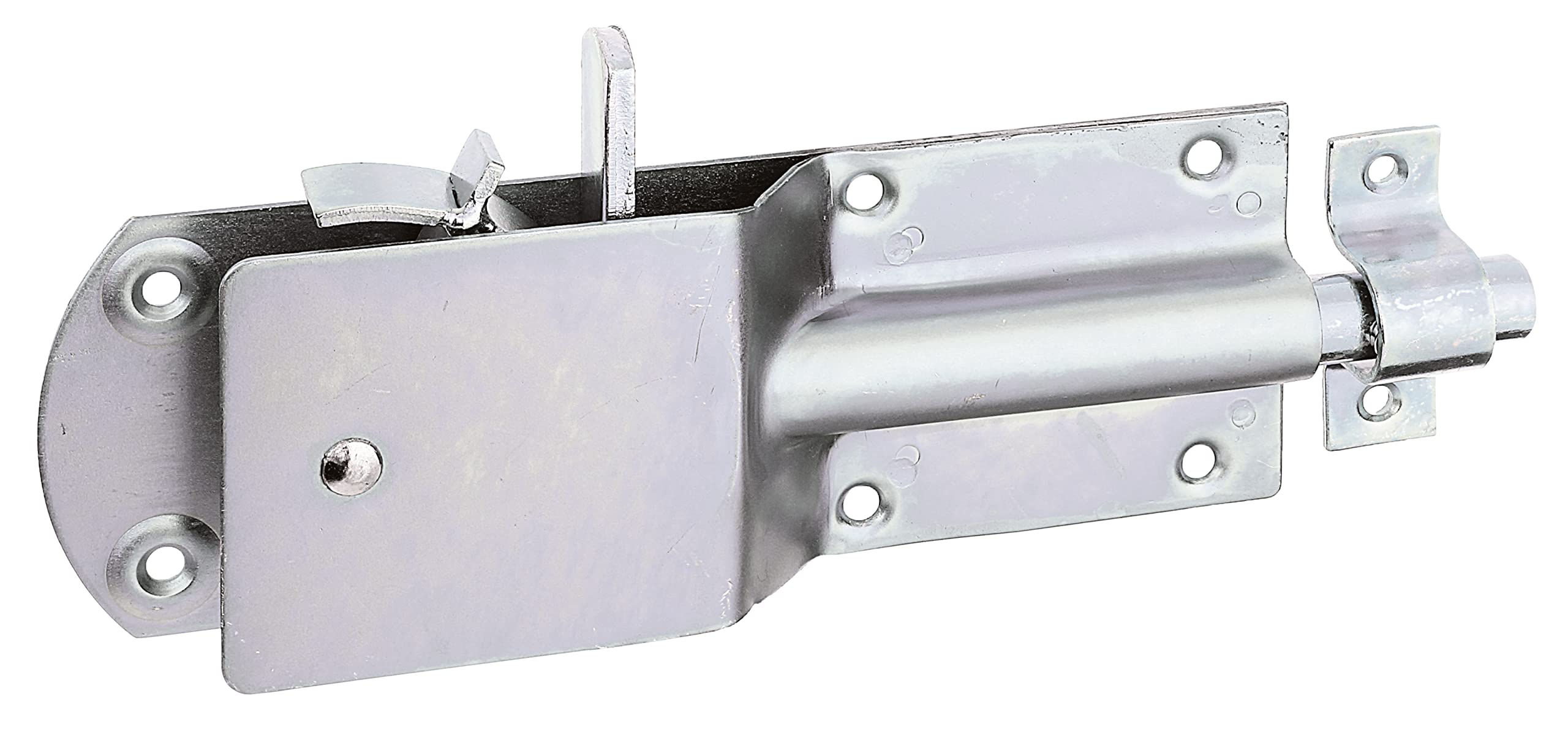 Gah-Alberts 124182 Sicherheits-Stallriegel, mit befestigter Schlaufe, Platte 200 x 70, BLZ ø 15, g