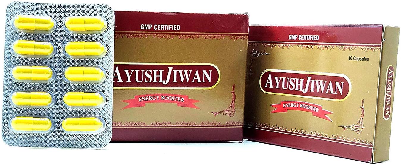 Dharmani Ayush Jiwan Organic Daily Multi Vitamin and Multi Mineral Health Supplement Capsules (60 Capsules)