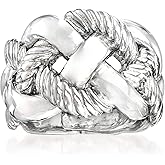 Ross-Simons Italian Sterling Roped Ring