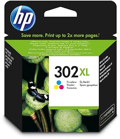 HP 302XL High Yield Tri-colour Original Ink Cartridge